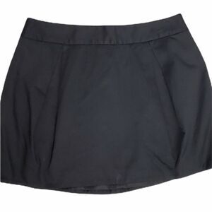 NEW‎ EXPRESS black skirt pleated puffy lined mini 12
